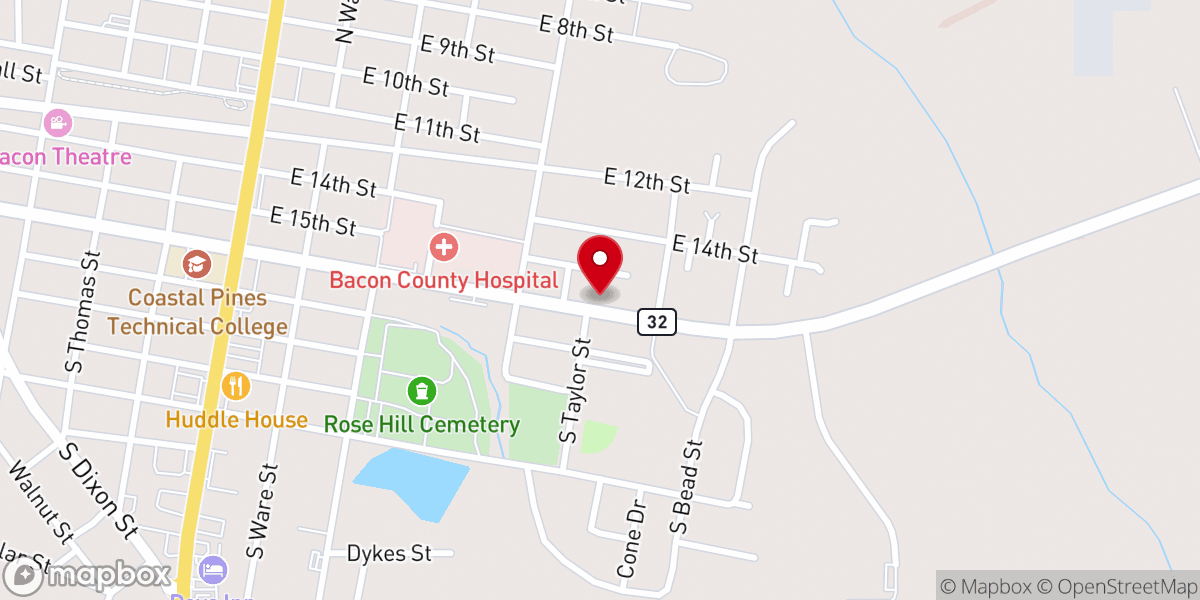 Map showing location of Spiritual Body Church