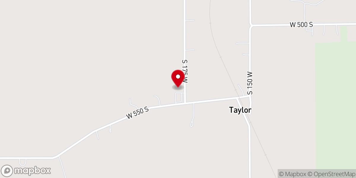 Map showing location of Stidham United Methodist Church