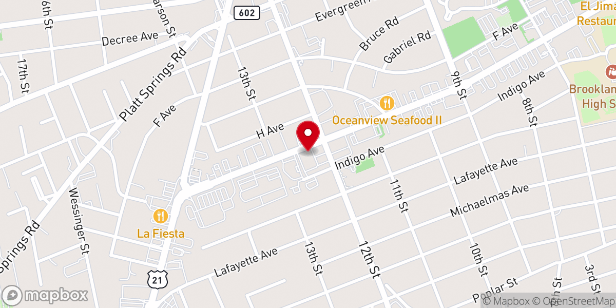 Map showing location of Daily Living Ministries