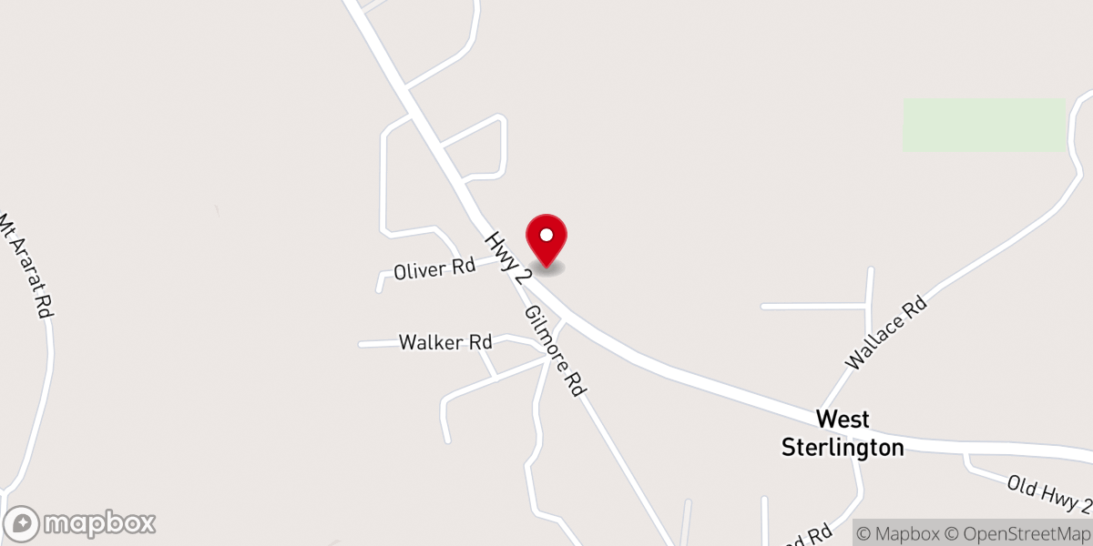 Map showing location of First United Church