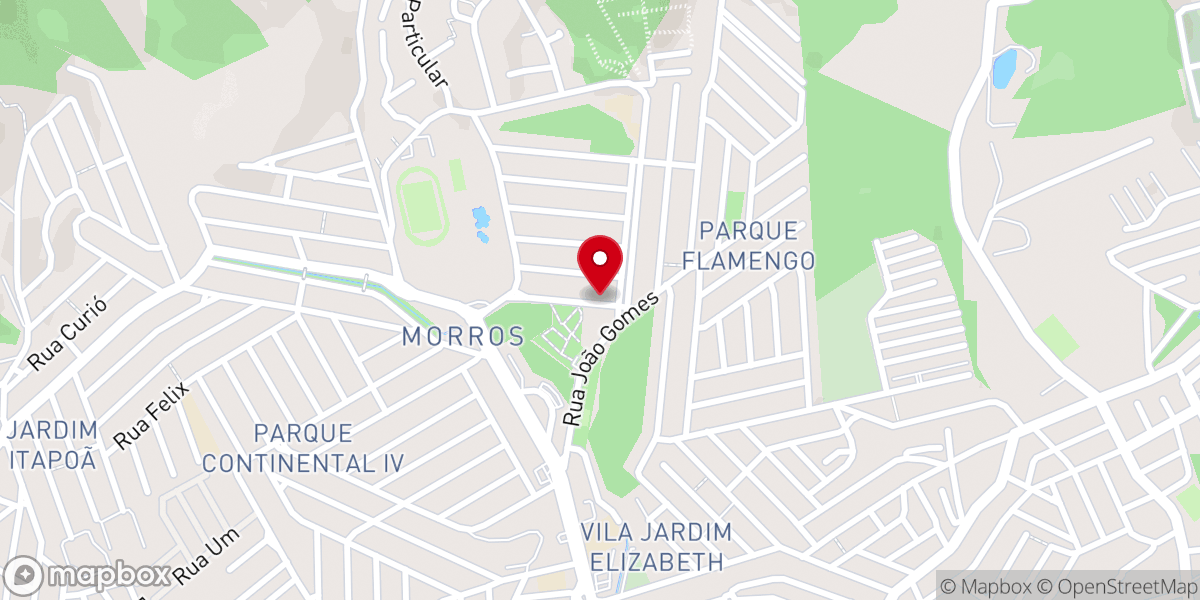 Map showing location of IGREJA LUGAR DE PAZ GUARULHOS