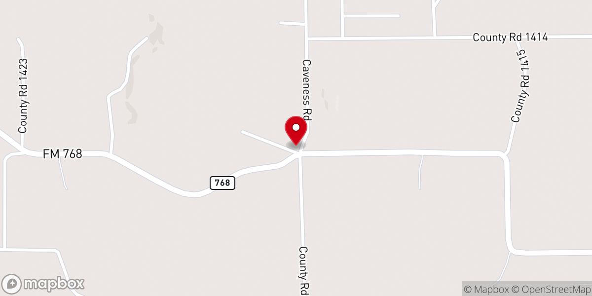 Map showing location of Tabernacle of Praise -