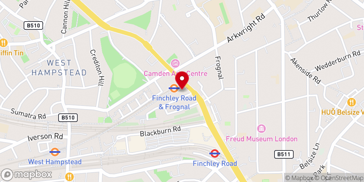 Map showing location of Nu-Life Church London
