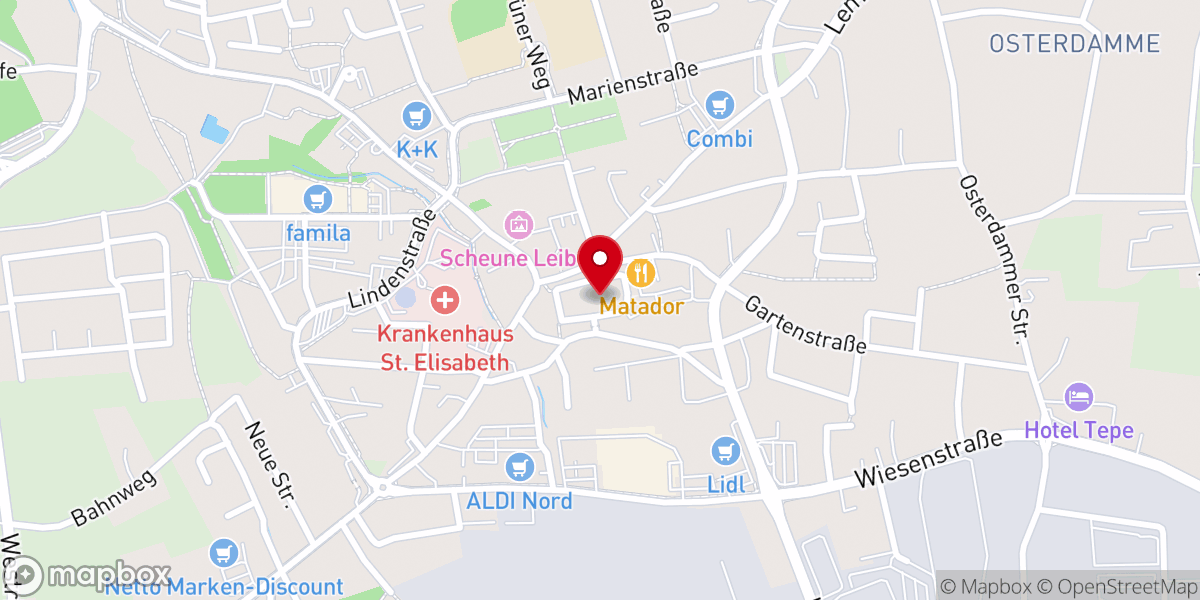 Map showing location of St. Viktor, Damme