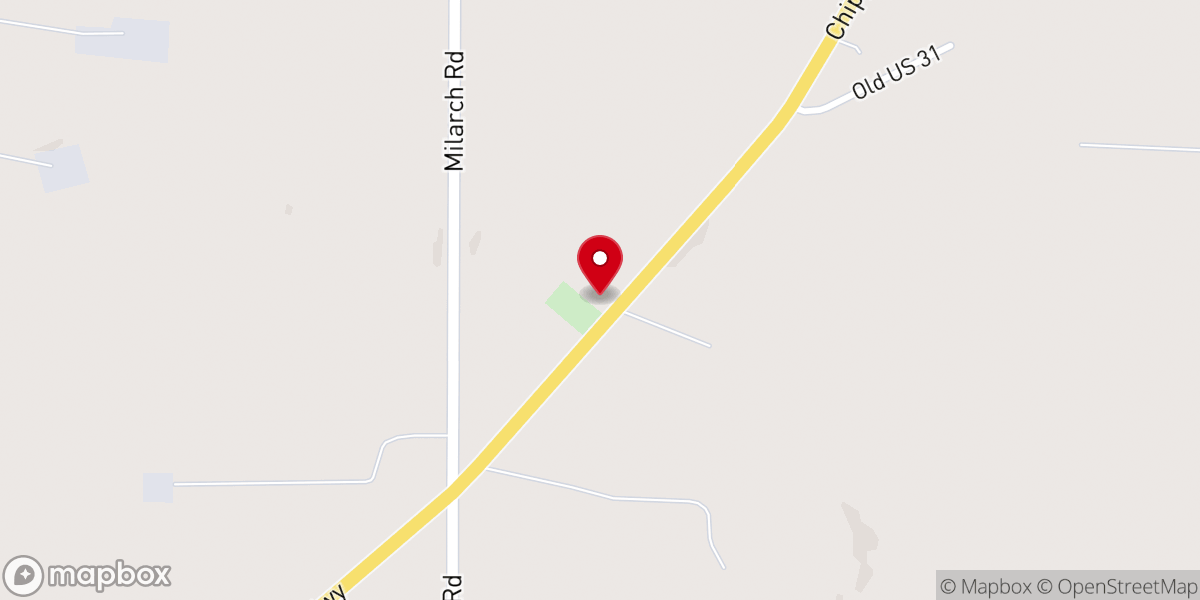 Map showing location of Norwalk Lutheran Church