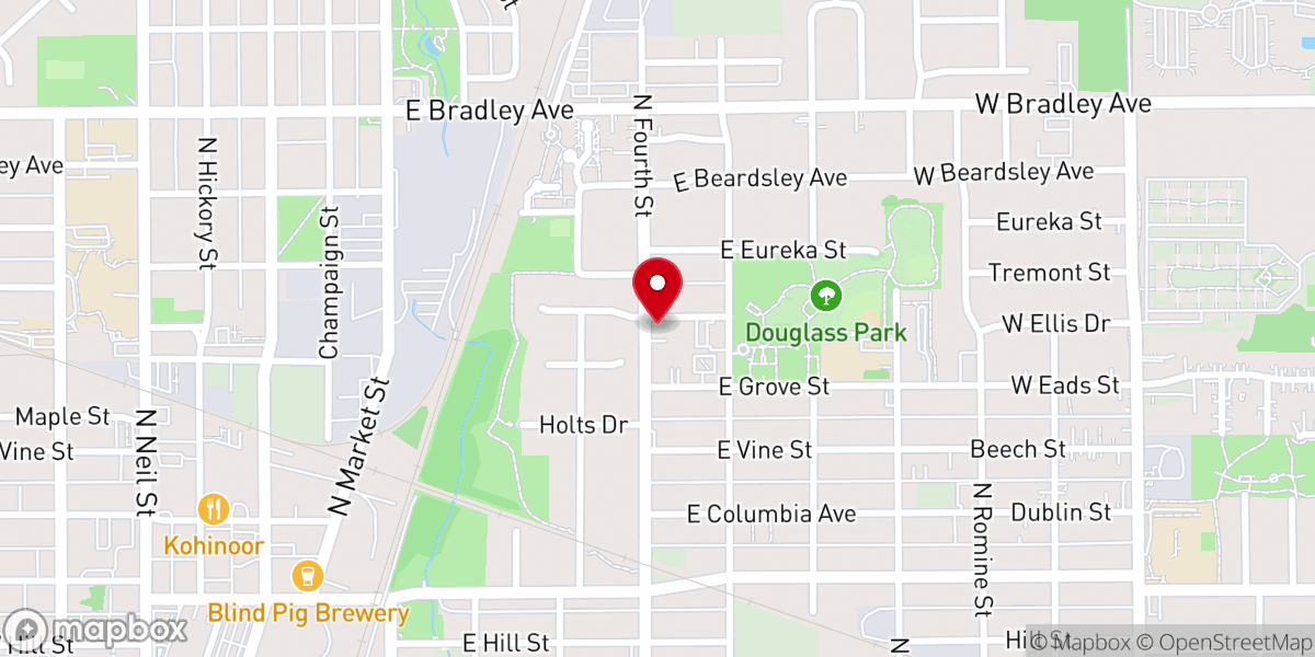 Map showing location of Macedonia Baptist Church