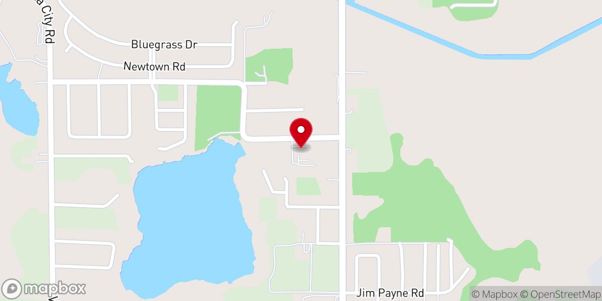 Map showing location of Praise Temple Church of God