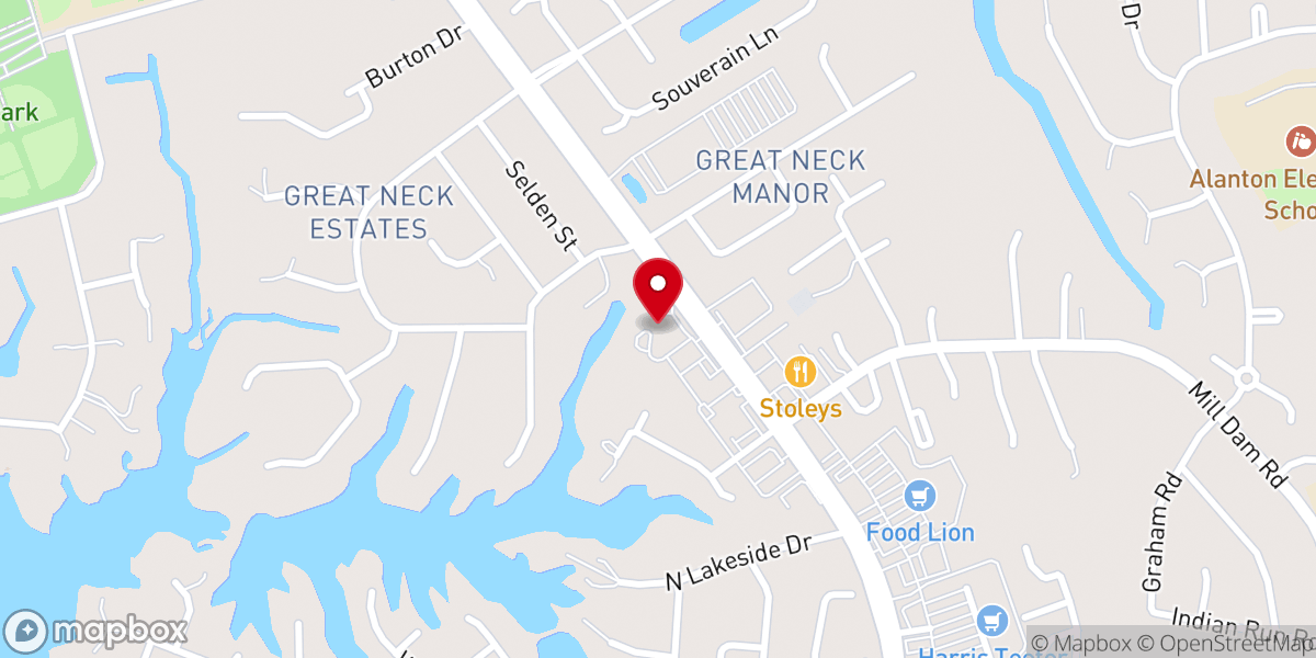 Map showing location of Wycliffe Presbyterian Church