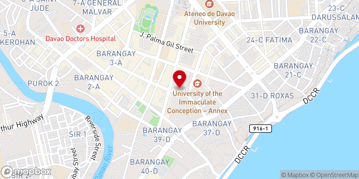 Map showing location of The Church of Jesus Christ of Latter-day Saints