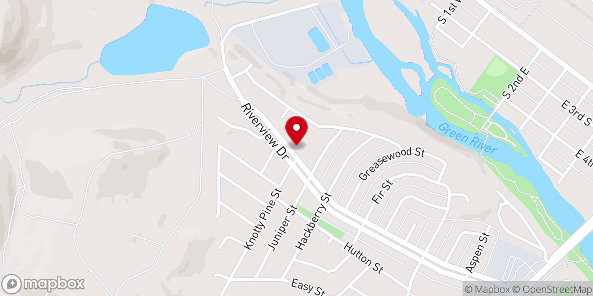 Map showing location of Church of the Nazarene