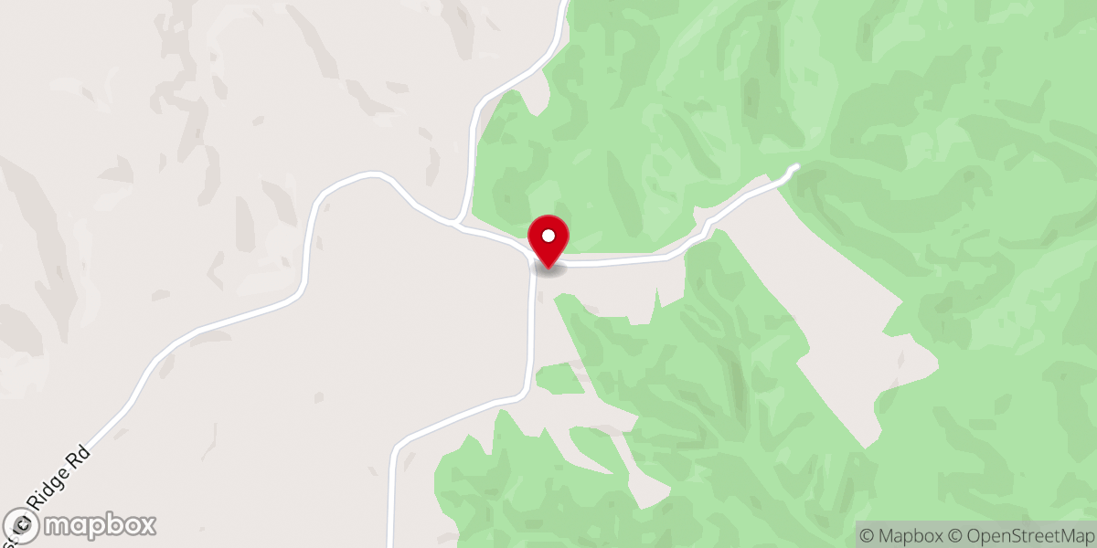 Map showing location of Oak Hill Church of Christ
