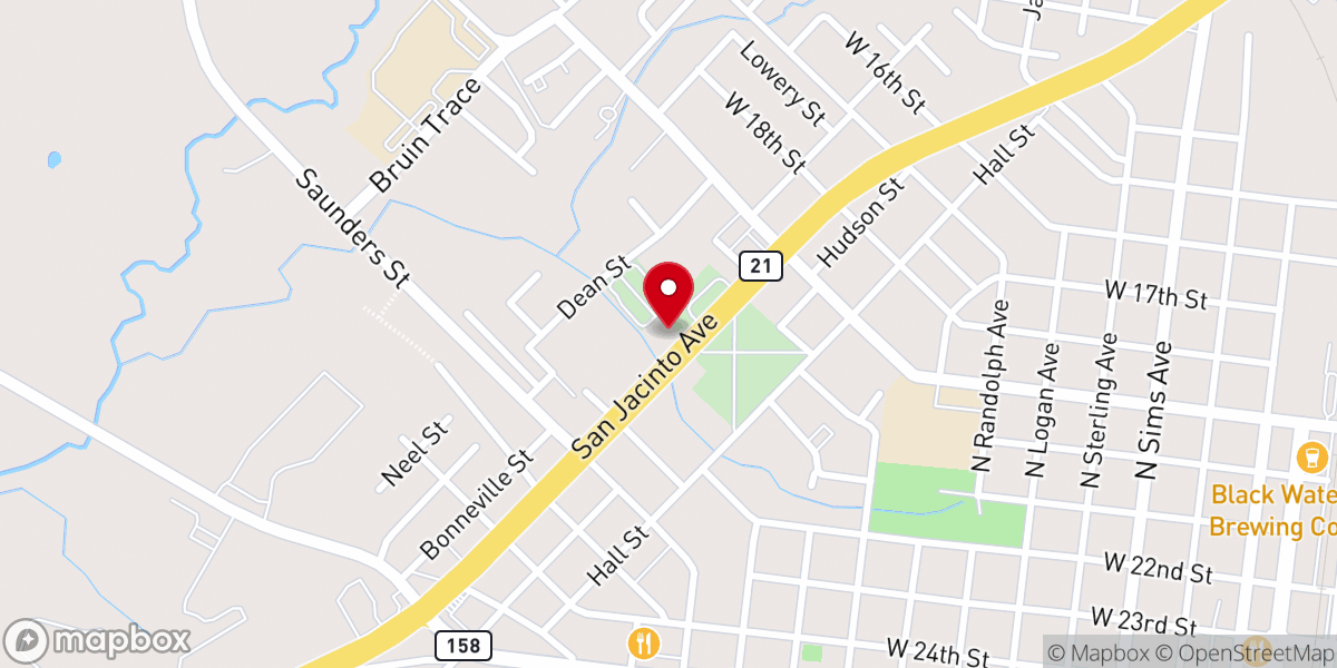 Map showing location of Greater Salem Missionary Baptist Church