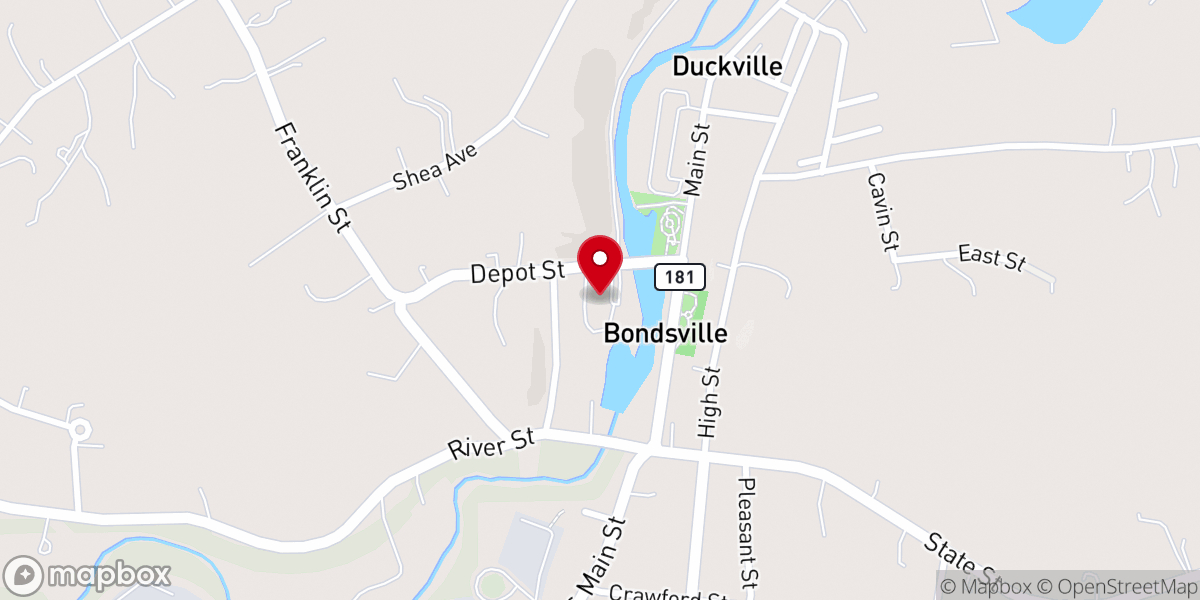 Map showing location of SERVPRO of Hampshire County