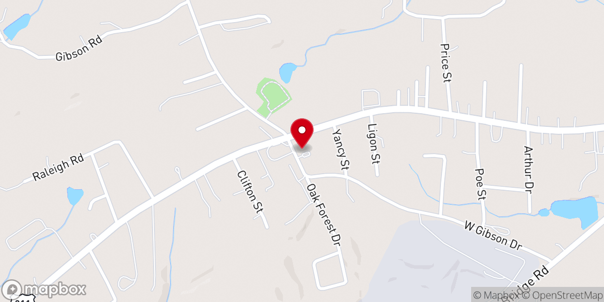Map showing location of Madison Church of God