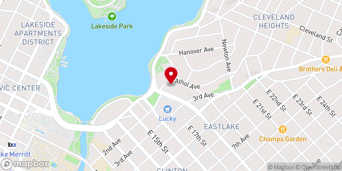 Map showing location of Lakeside Temple-Practical
