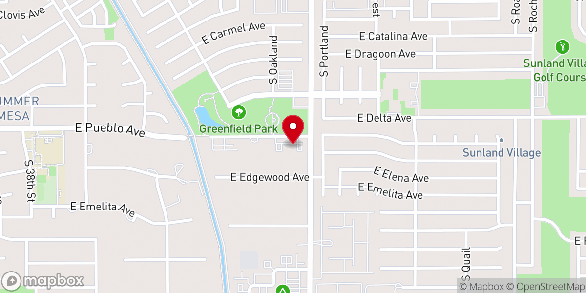 Map showing location of Landmark Christian Fellowship