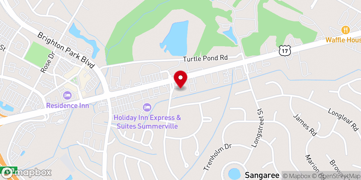 Map showing location of Bethel Baptist Church