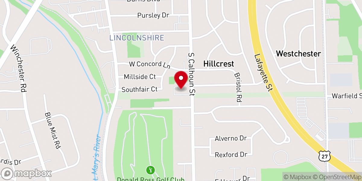 Map showing location of Lincolnshire Church of the Brethren