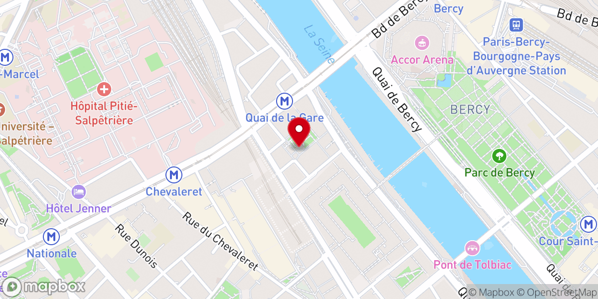 Map showing location of Chapelle Notre-Dame de la Sagesse