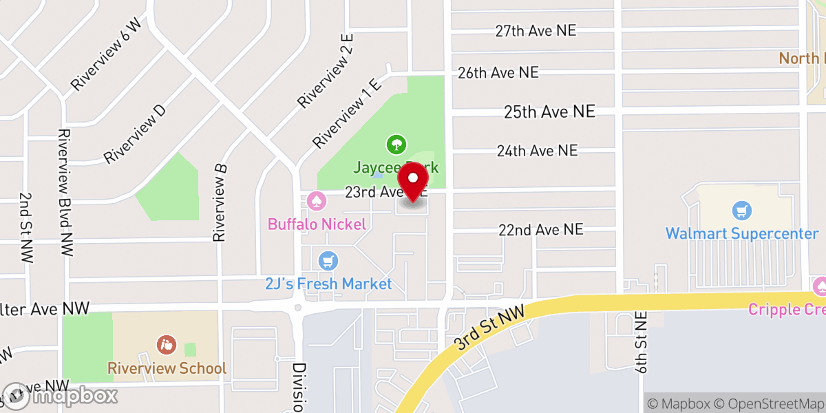 Map showing location of Northwest Family Fellowship