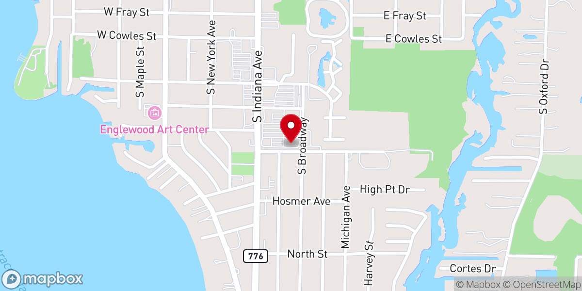 Map showing location of St. David’s Episcopal Thrift Shop
