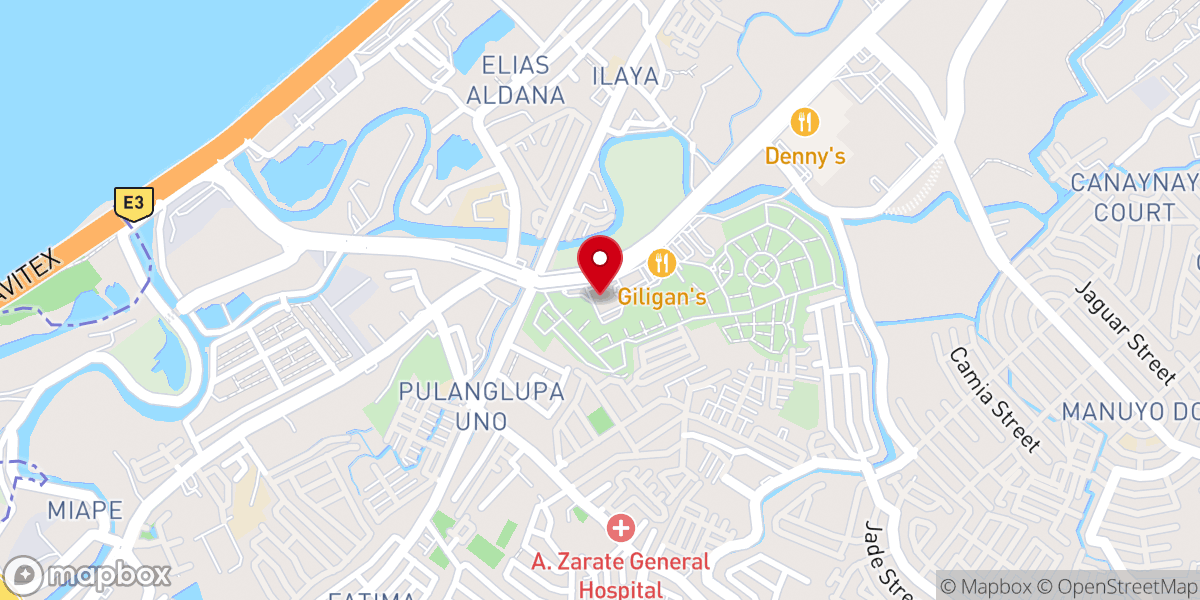 Map showing location of Santuario de San Ezekiel Moreno