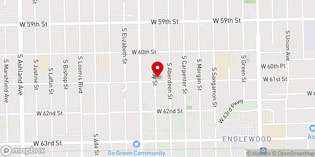 Map showing location of Englewood Church of God