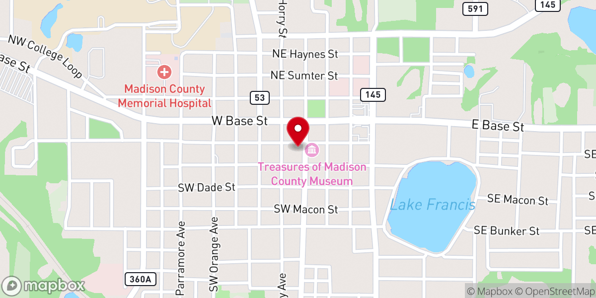 Map showing location of Revelation Missionary Baptist Church / New Vision Community Outreach