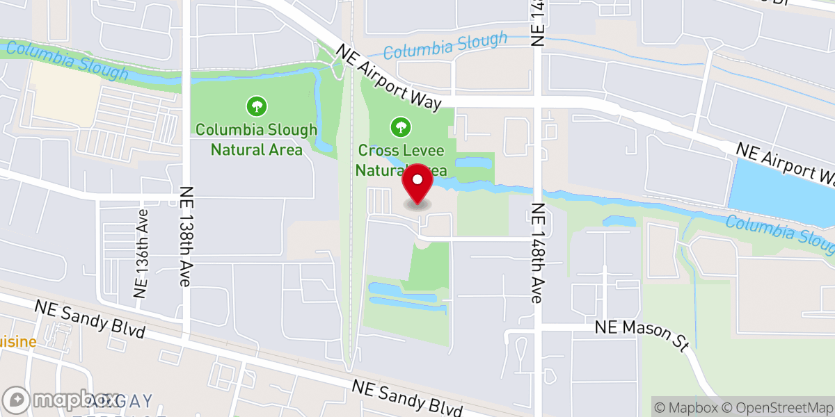 Map showing location of Trinity Bible Church