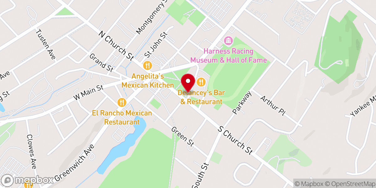 Map showing location of DMV Road Test Site