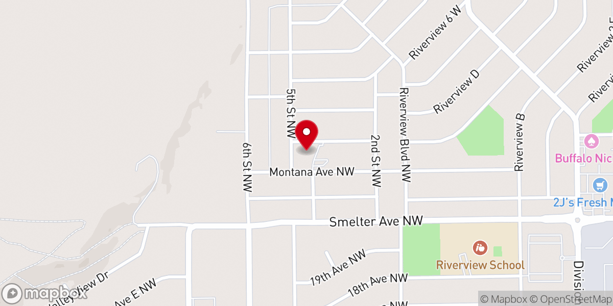Map showing location of Redeemer Lutheran Church