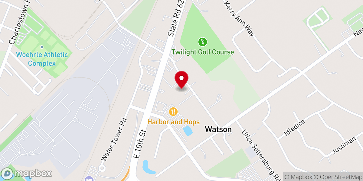 Map showing location of St James Methodist Church