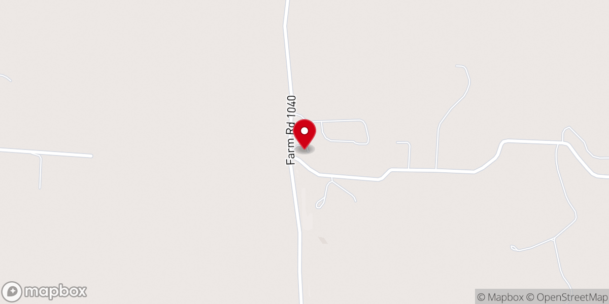 Map showing location of Solid Rock Southern Baptist Church