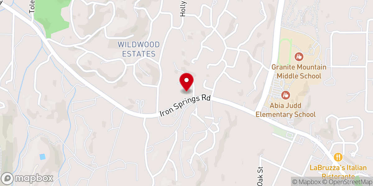 Map showing location of Granite Hills Retreat & Conference Center