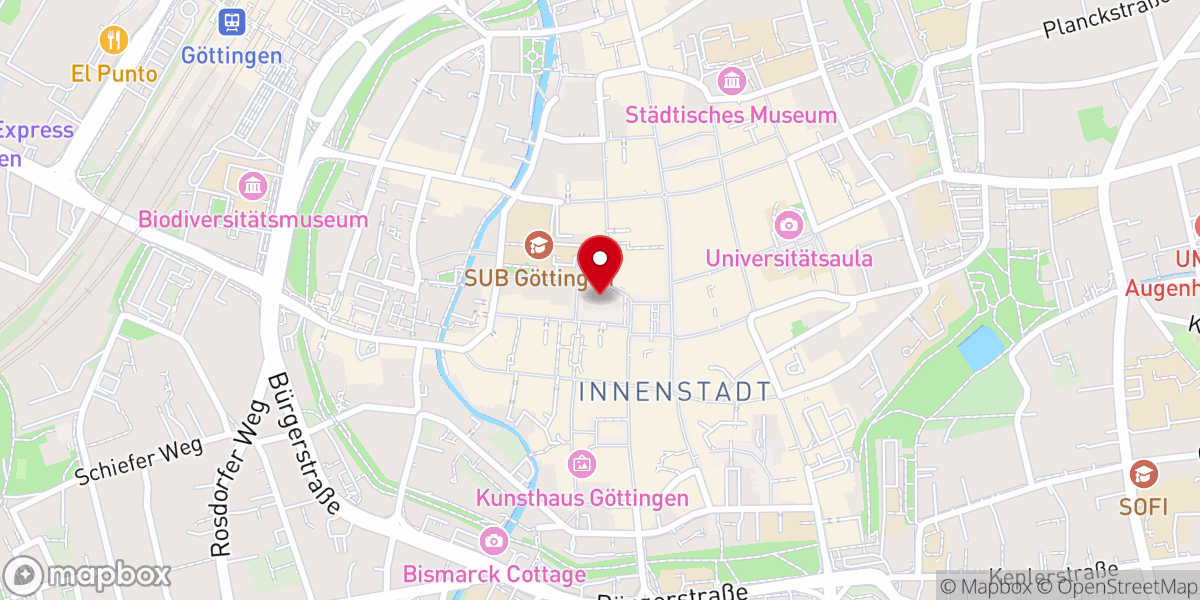 Map showing location of Rats- und Marktkirche St. Johannis