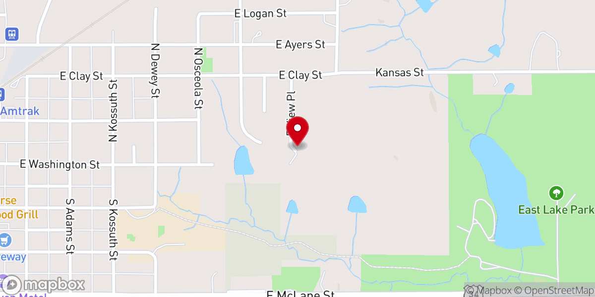Map showing location of Immanual Lutheran Church