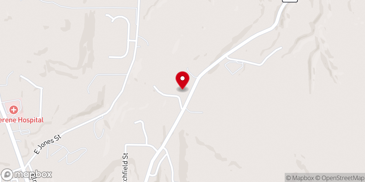 Map showing location of Amazing Grace Baptist Temple
