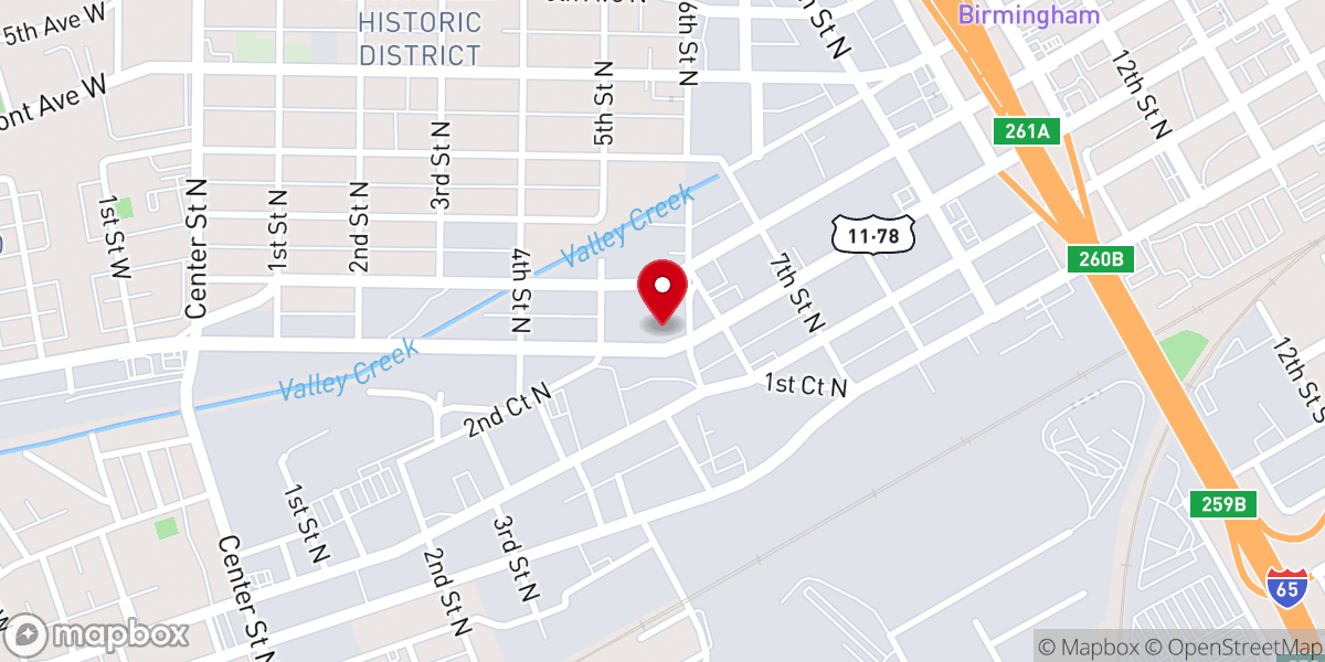 Map showing location of Pentecostal True Holiness Church