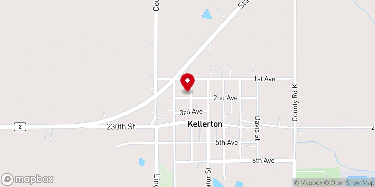 Map showing location of Bank of Christ Outreach