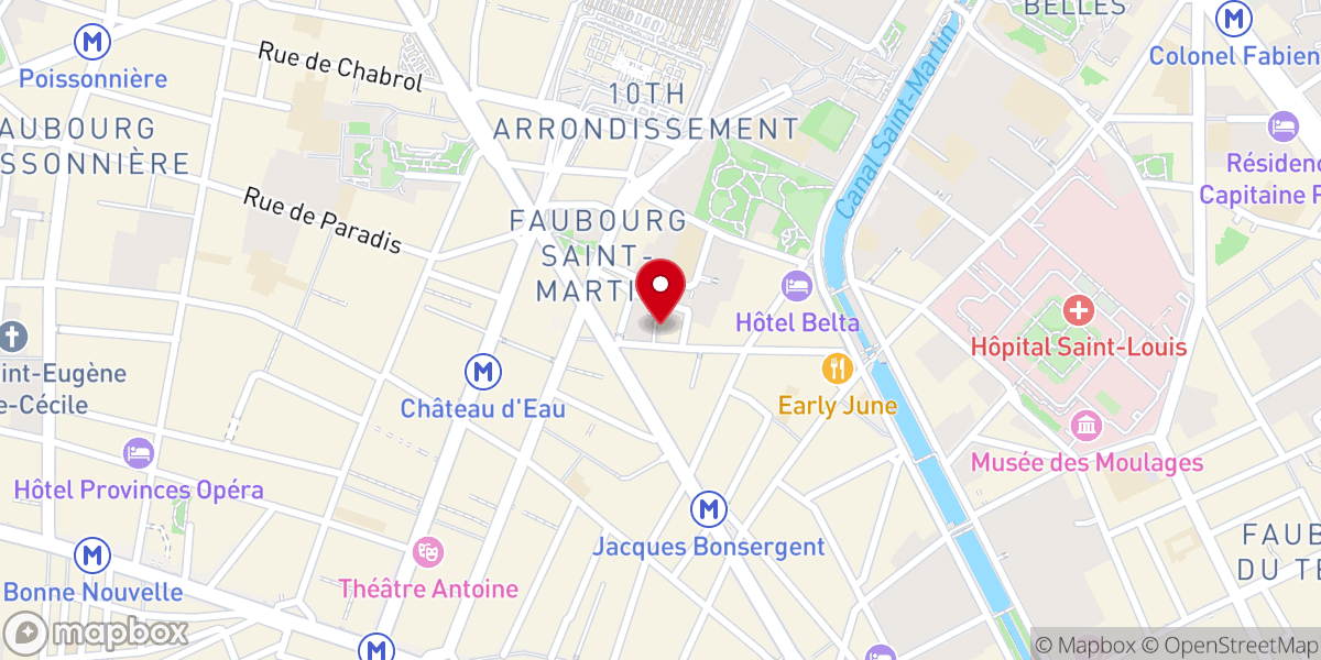 Map showing location of ÉGlise Connexion