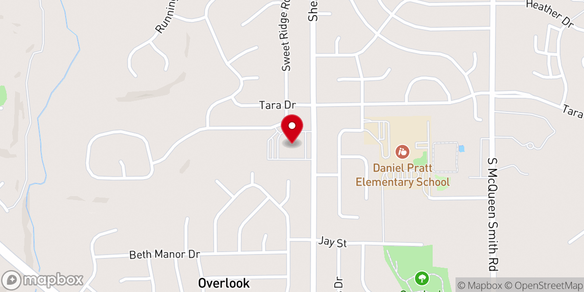 Map showing location of Journey Church of the River Region