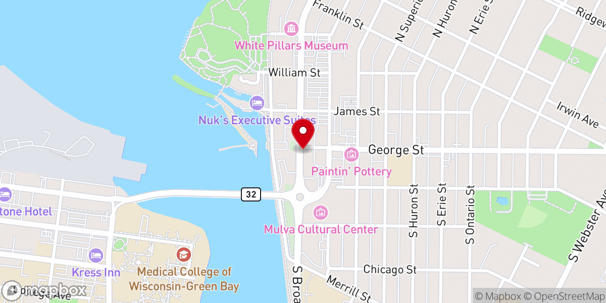 Map showing location of Blessed Hope Baptist Church