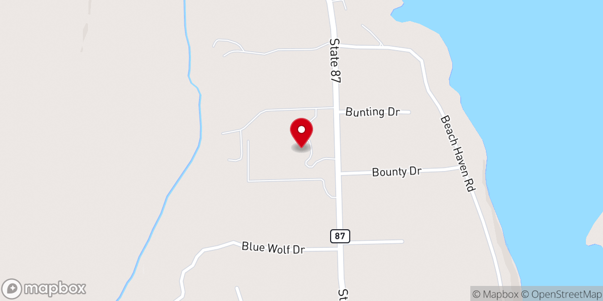 Map showing location of Eastside Christian Church Park Rapids