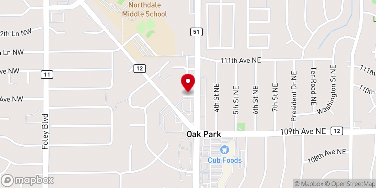Map showing location of Believers Bible Chapel