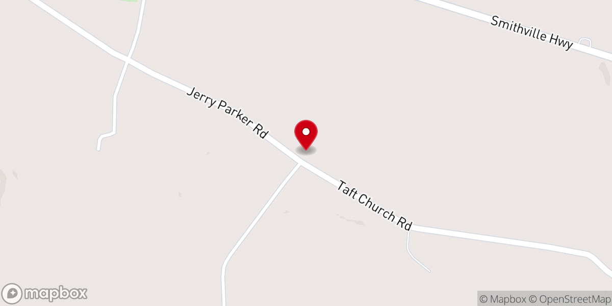 Map showing location of Taft Church