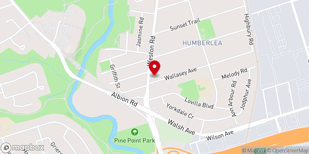 Map showing location of Riverside Emery United Church