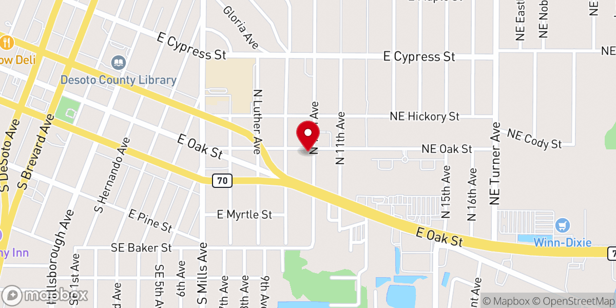 Map showing location of Iglesia Alfa Y Omega Asambleas de Dios