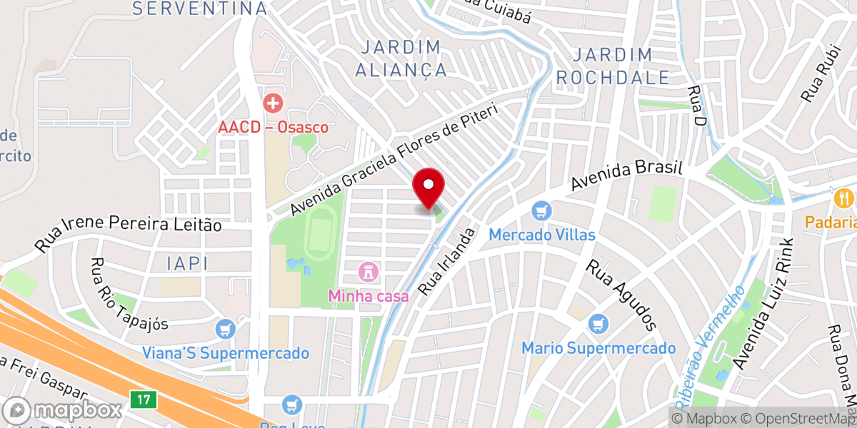 Map showing location of Igreja Assembleia de Deus Min. Madureira