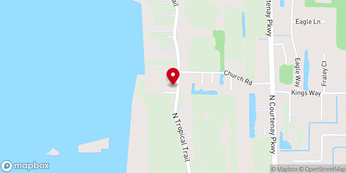 Map showing location of Saint Lukes Church