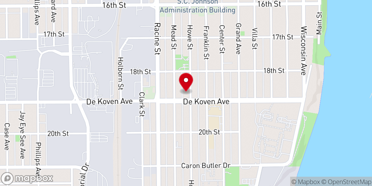 Map showing location of Newbirth Missionary Baptist